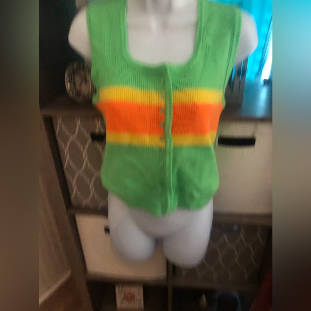100% acrylic sweater vest. Vintage size 9